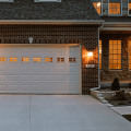 What is the most common garage door material?