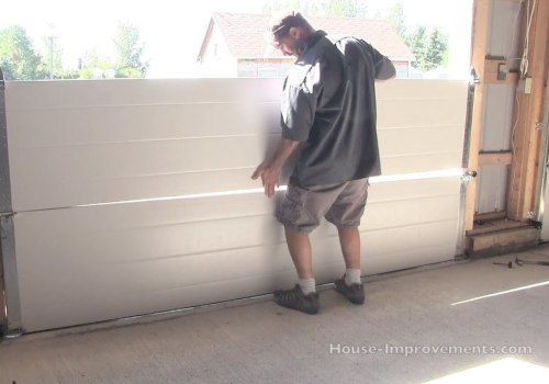 Is installing a garage door easy?